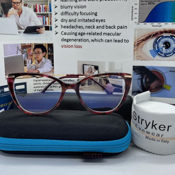 New Stryker Computer Wine/Tortoise STF52105  53/18 - Picture 1 of 8